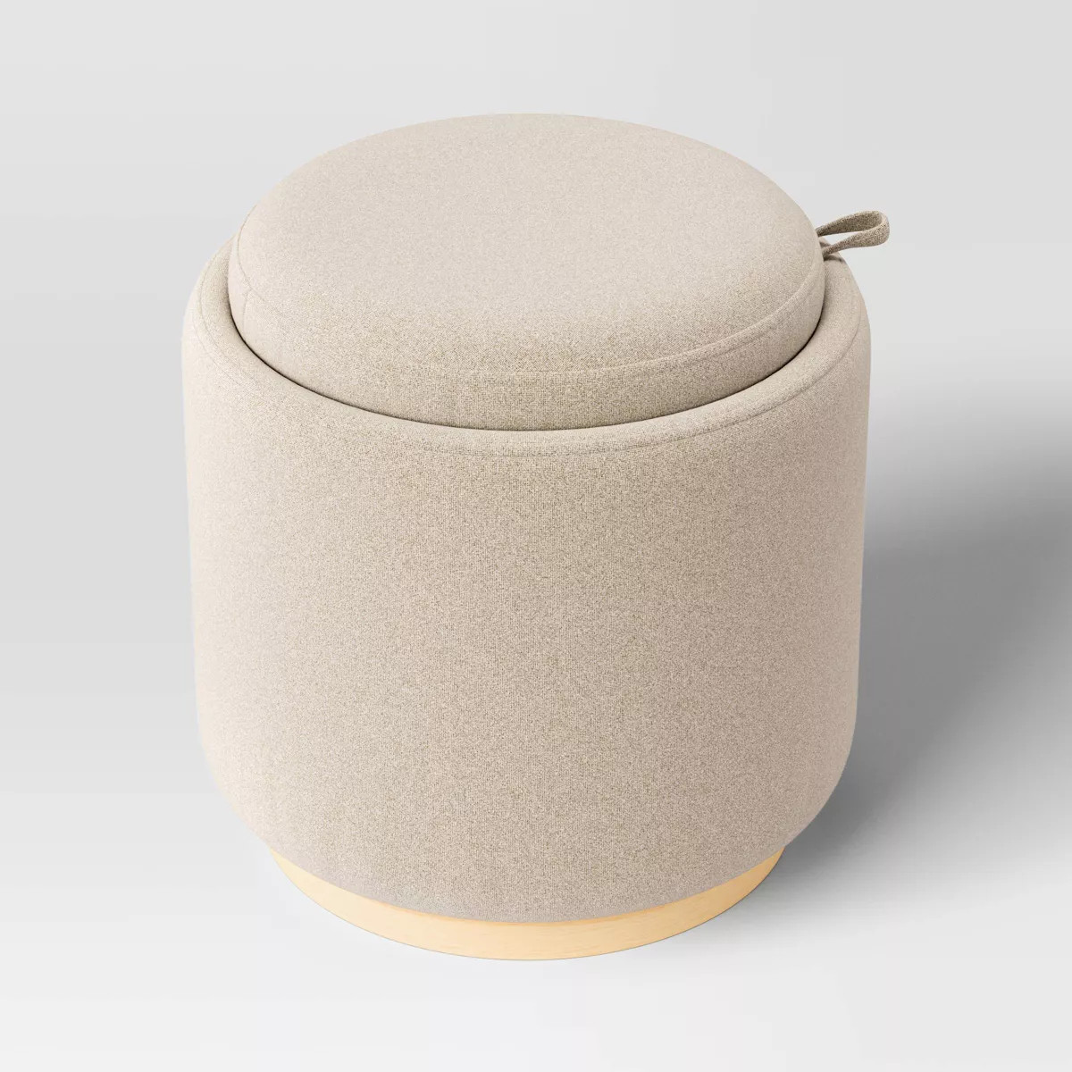 Round Upholstered Storage Ottoman - Room Essentials™ | Target