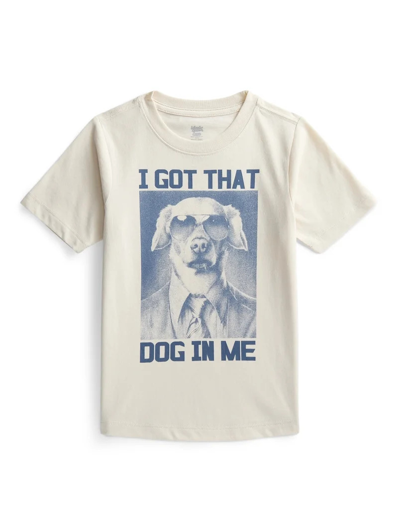 Wonder Nation Boys I Got That Dog In Me Graphic T-Shirt, Sizes 4-18 | Walmart (US)