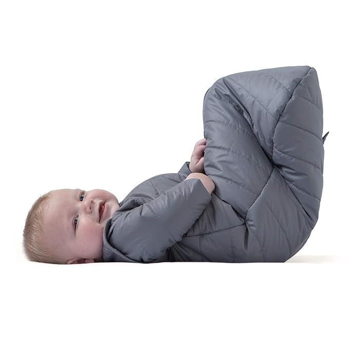 baby deedee Sleep Nest Travel Quilted Baby Sleeping Bag Sack with Sleeves, Gray Skies, Medium (6-... | Amazon (US)