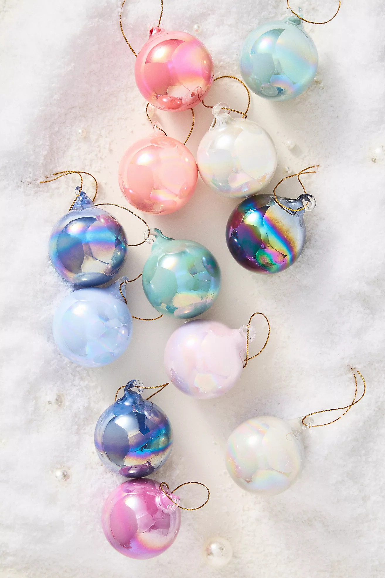 2" Shining Ball Ornaments, Set of 12 | Anthropologie (US)