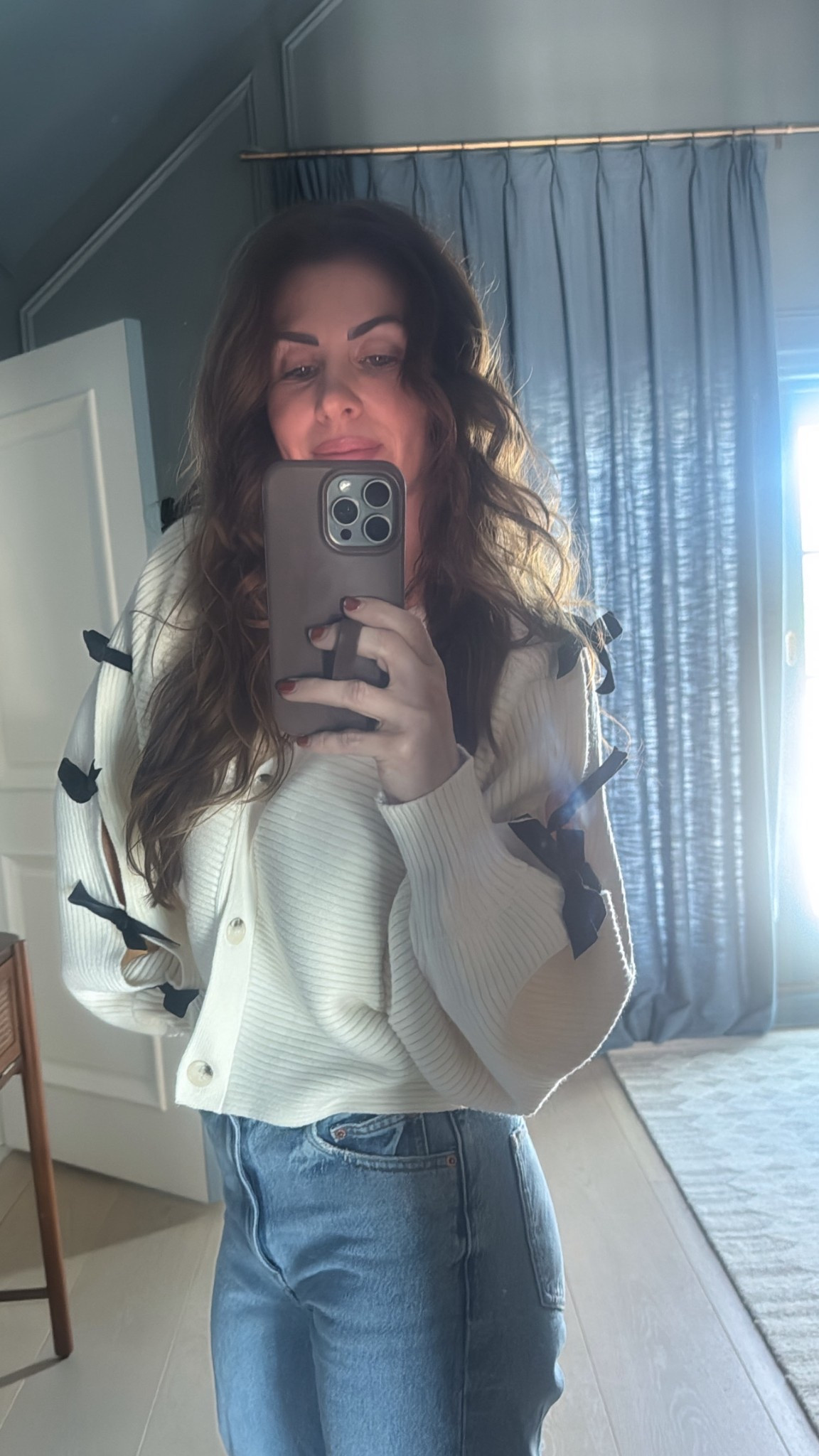 Cutest cardigan ever? Such a sucker for bows  

#LTKPetite