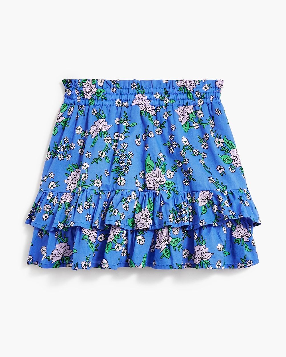 Girls' floral ruffle skirt | J.Crew Factory