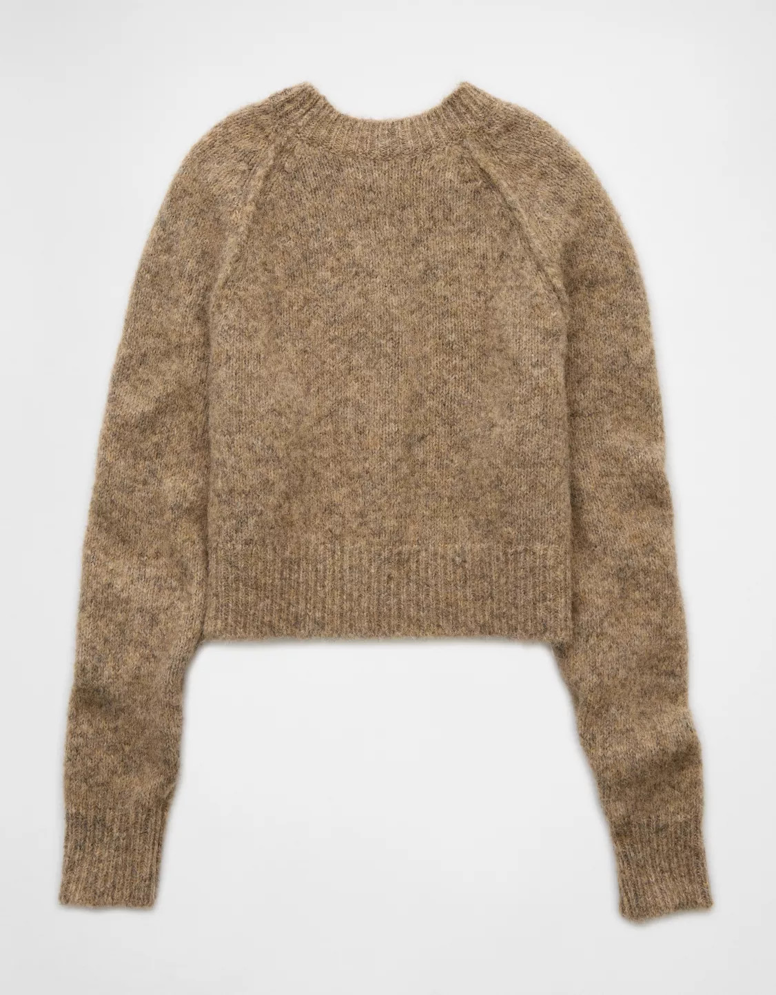 AE Cropped Crew Neck Bow Sweater | American Eagle Outfitters (US & CA)