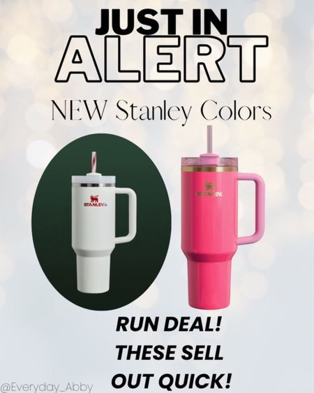 Pink Stanley drops today! Perfect gift idea! 🎀💕