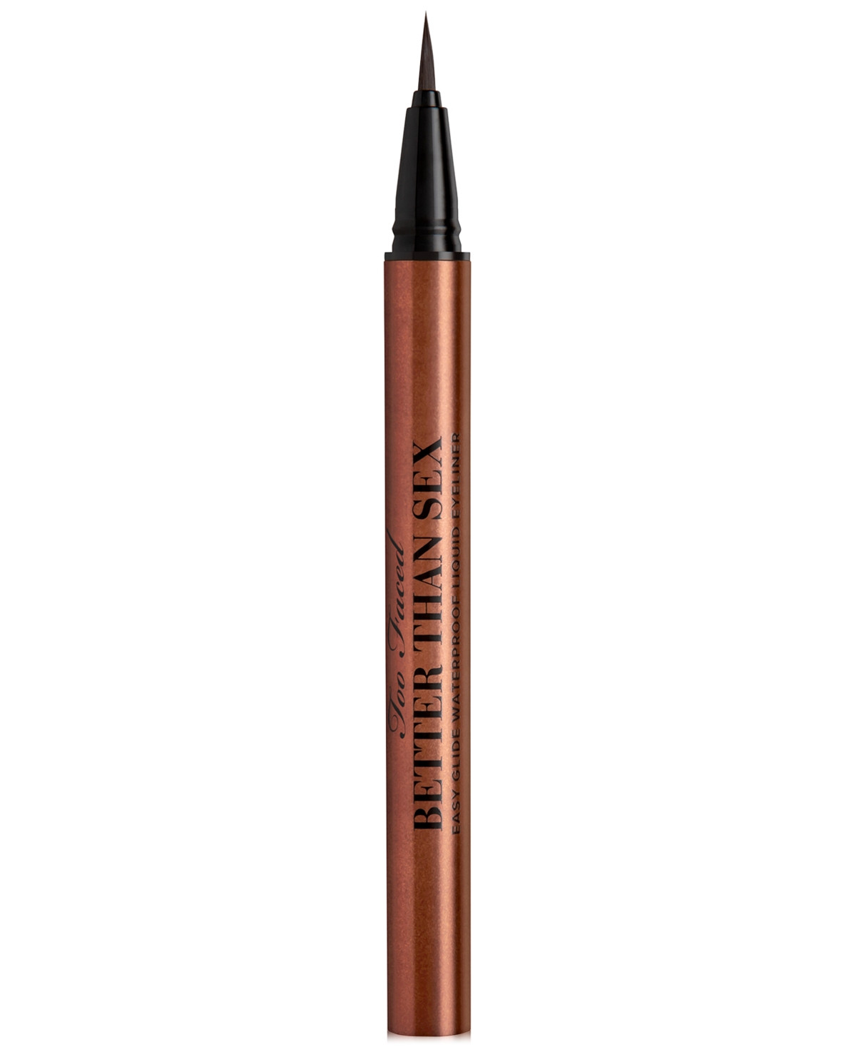 Too Faced Better Than Sex Easy Glide Waterproof Liquid Eyeliner - Chocolate Brown | Macy's