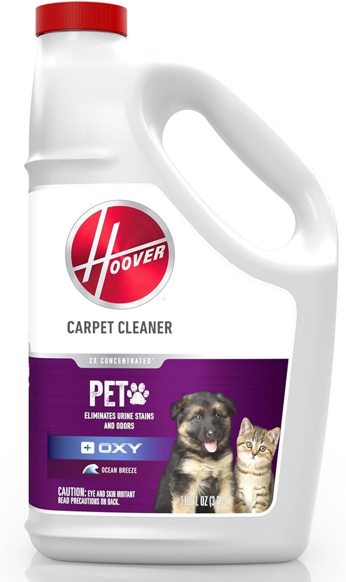 Hoover Oxy Pet Urine & Stain Eliminator Carpet Cleaning Shampoo, Concentrated Machine Cleaner Sol... | Amazon (US)