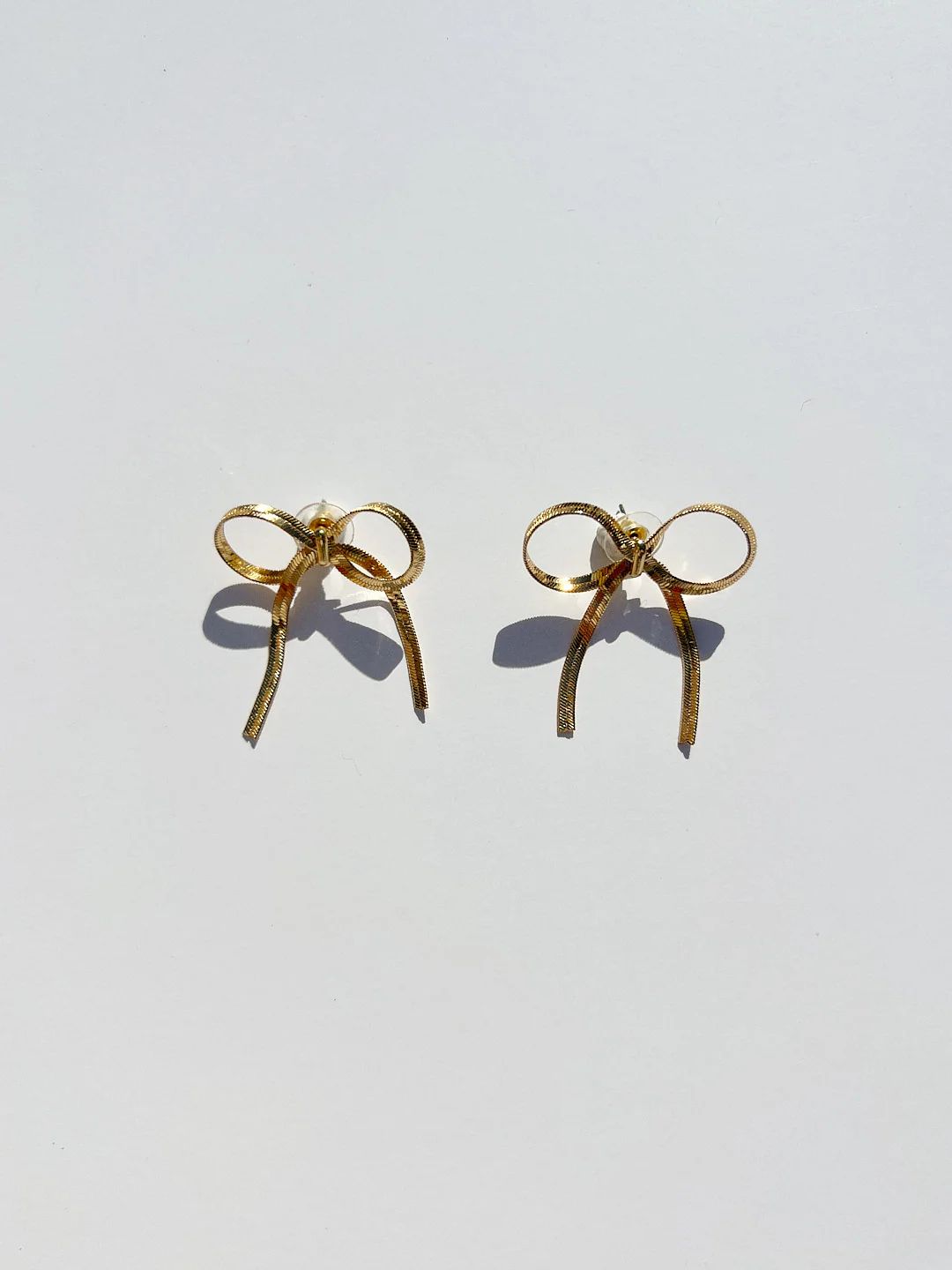 Bows Earrings - Gold | Lisa Says Gah