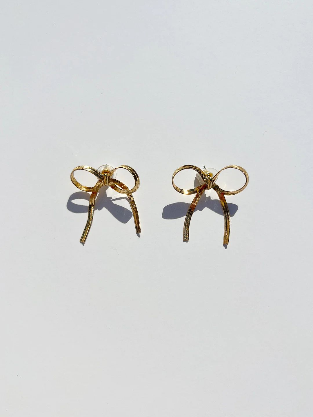 Bows Earrings - Gold | Lisa Says Gah