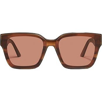 Quay - Sunglasses for Men & Women, Oversized Square Lenses with UV Protection (Drive In, Wood Tor... | Amazon (US)