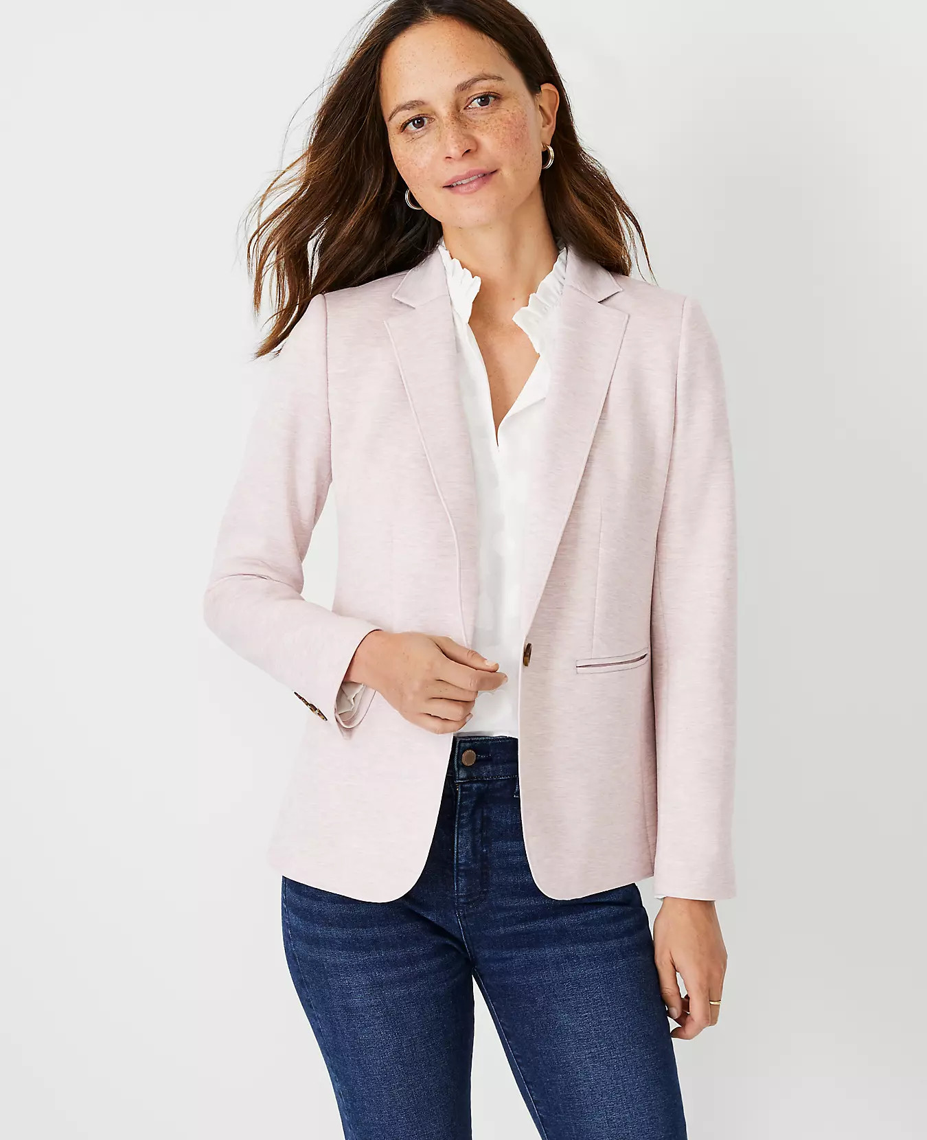 The Hutton Blazer in Double Knit | Ann Taylor | Ann Taylor (US)