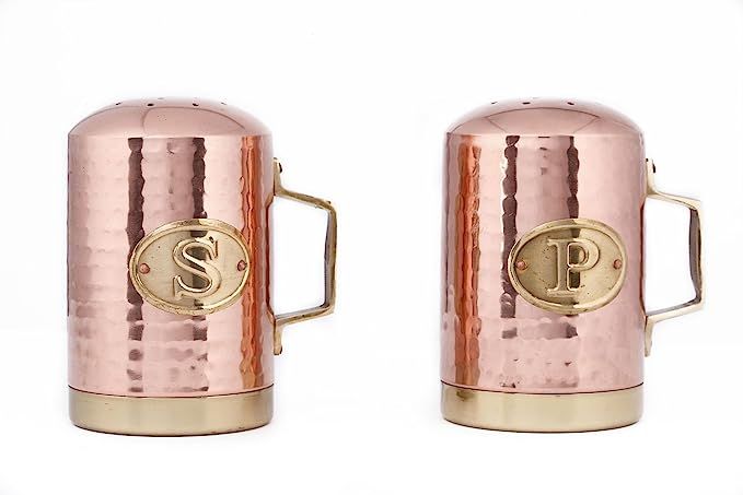 Old Dutch International Salt and Pepper Shaker Set, 4¼" H, Copper | Amazon (US)