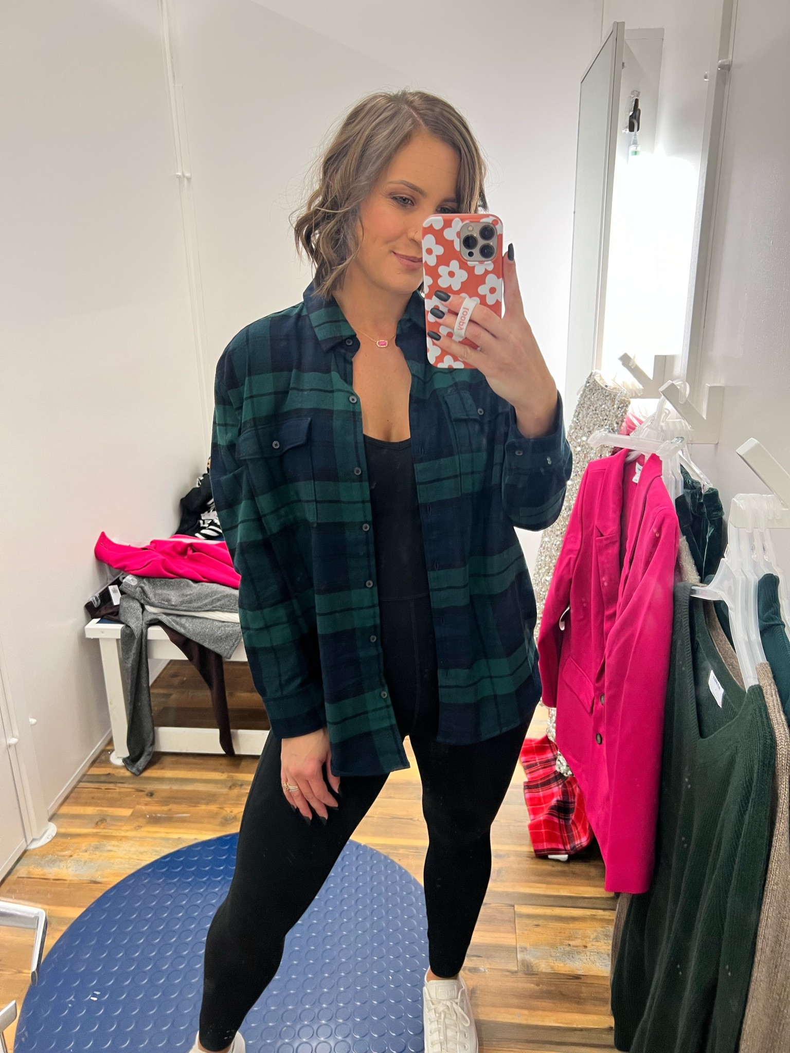 The easiest way to style a bodysuit, throw on a flannel. This one is so soft and comes in so many colors! 

#LTKHoliday #LTKsalealert #LTKSeasonal