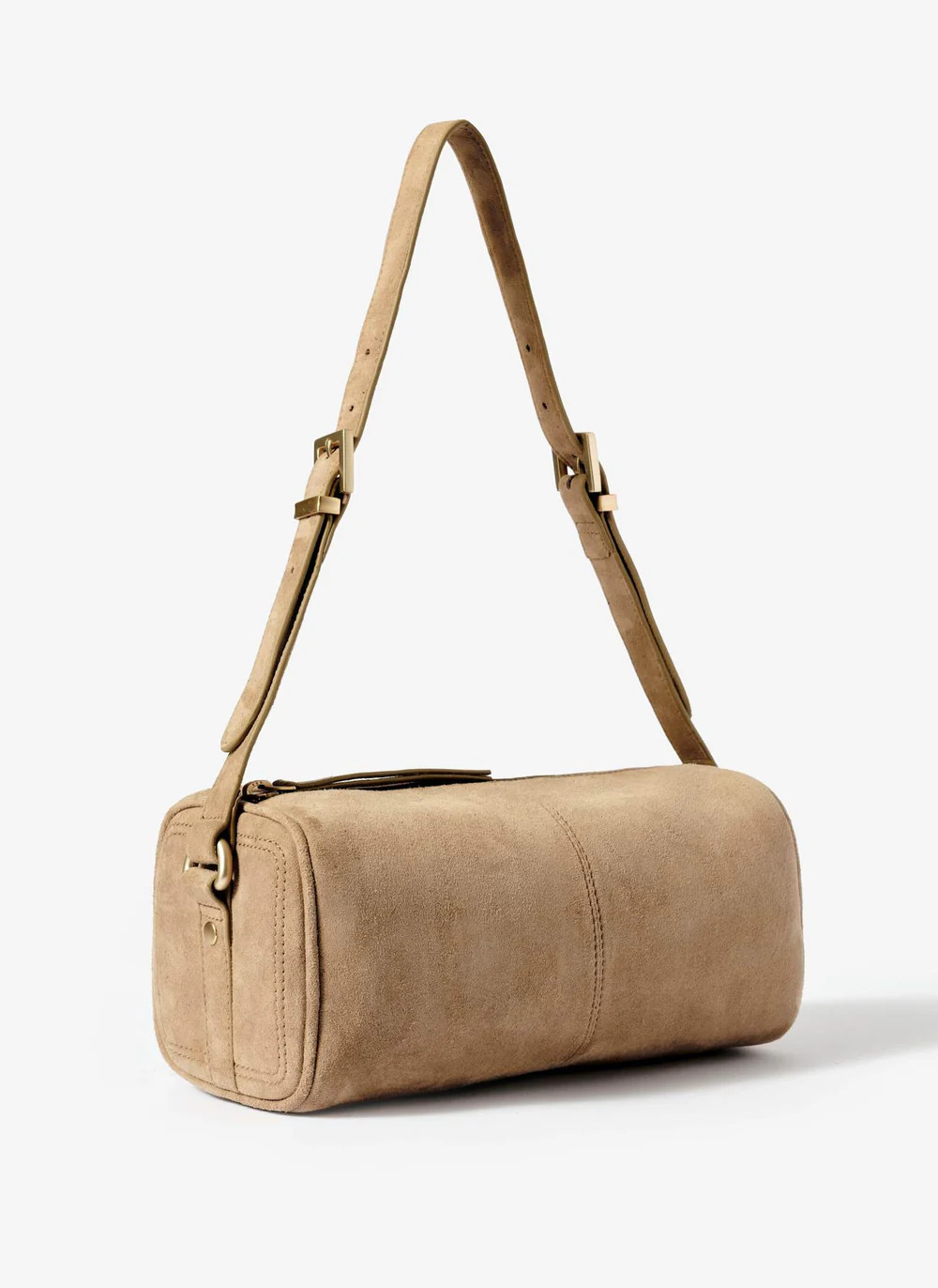 Matilda Tan Suede Shoulder Bag | Mint Velvet