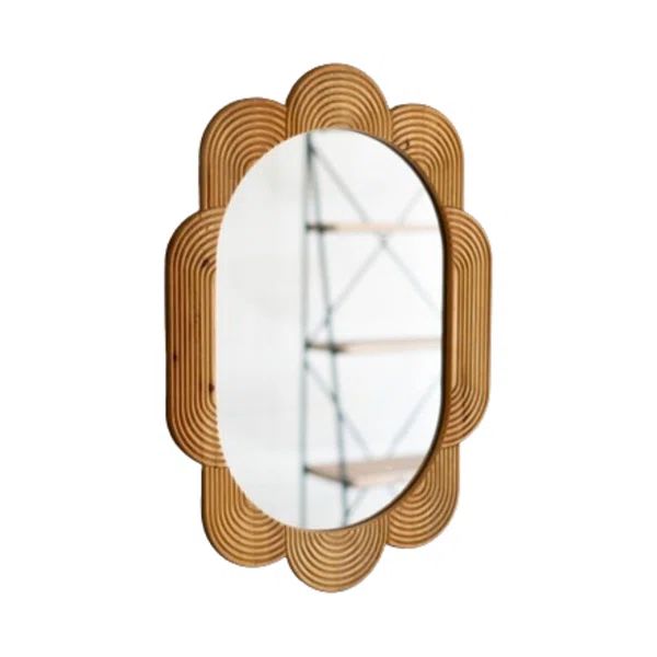 Ruta Wood Scalloped Wall Mirror | Wayfair North America
