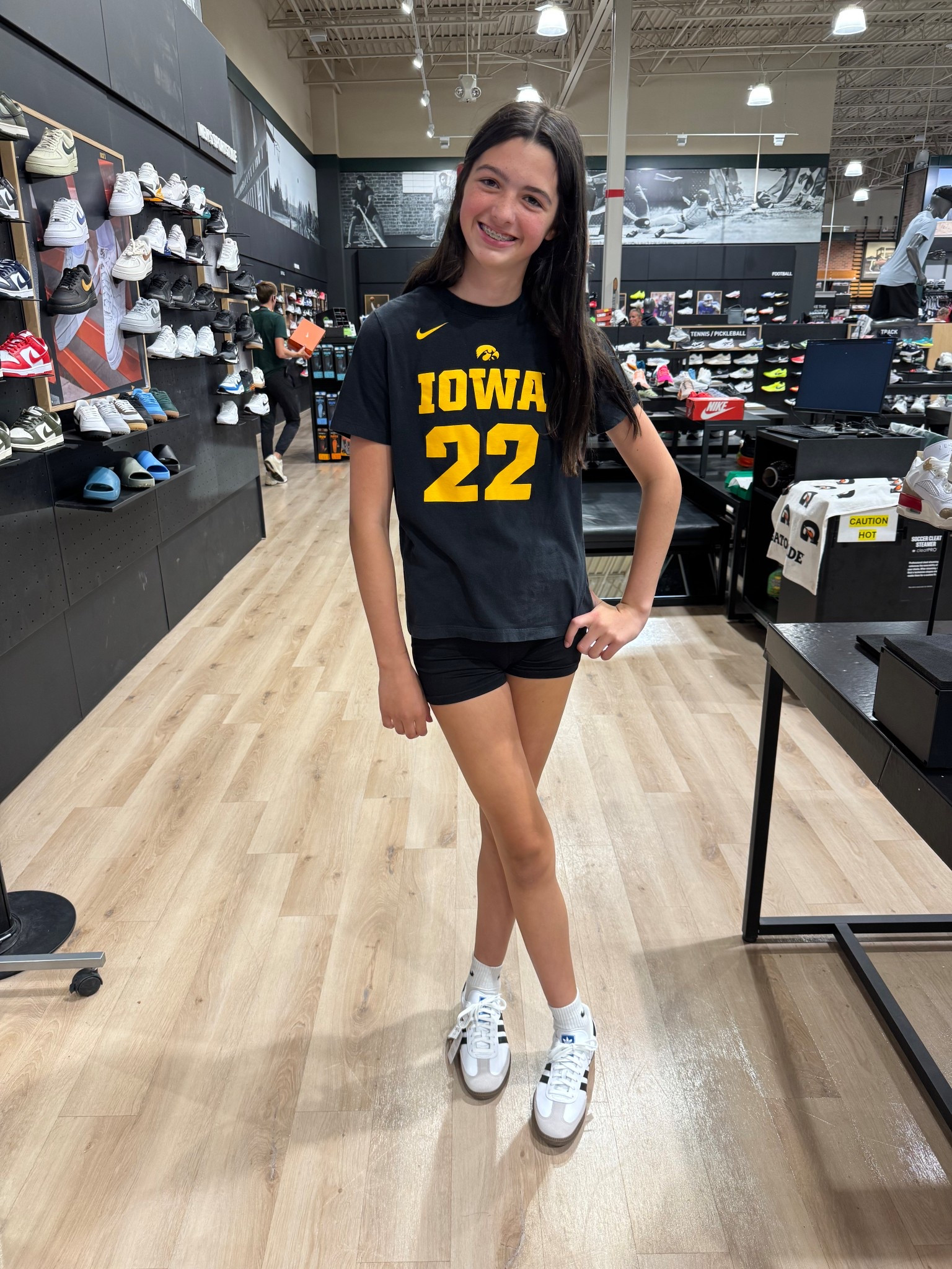 rockin’ in her school shoes 