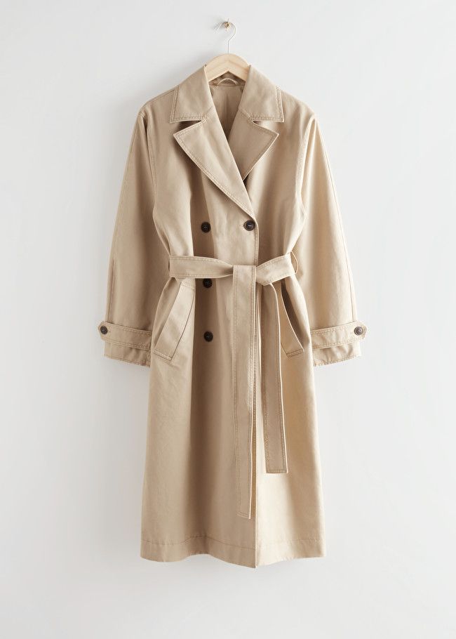 Relaxed Belted Cotton Trench Coat | & Other Stories (EU + UK)