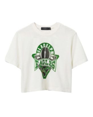 Women's NFL Philadelphia Eagles Mock Neck Crop Tee | Bloomingdale's (US)