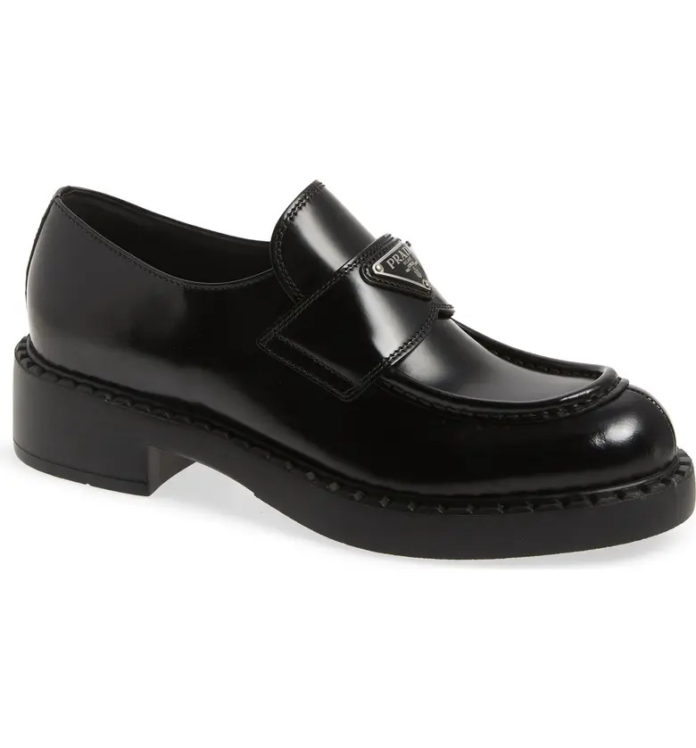 Prada Triangle Logo Loafer | Nordstrom | Nordstrom Canada