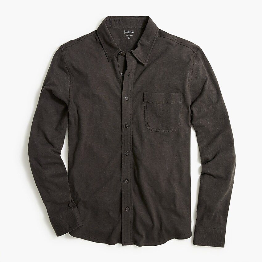 Knit button-down shirt | J.Crew Factory