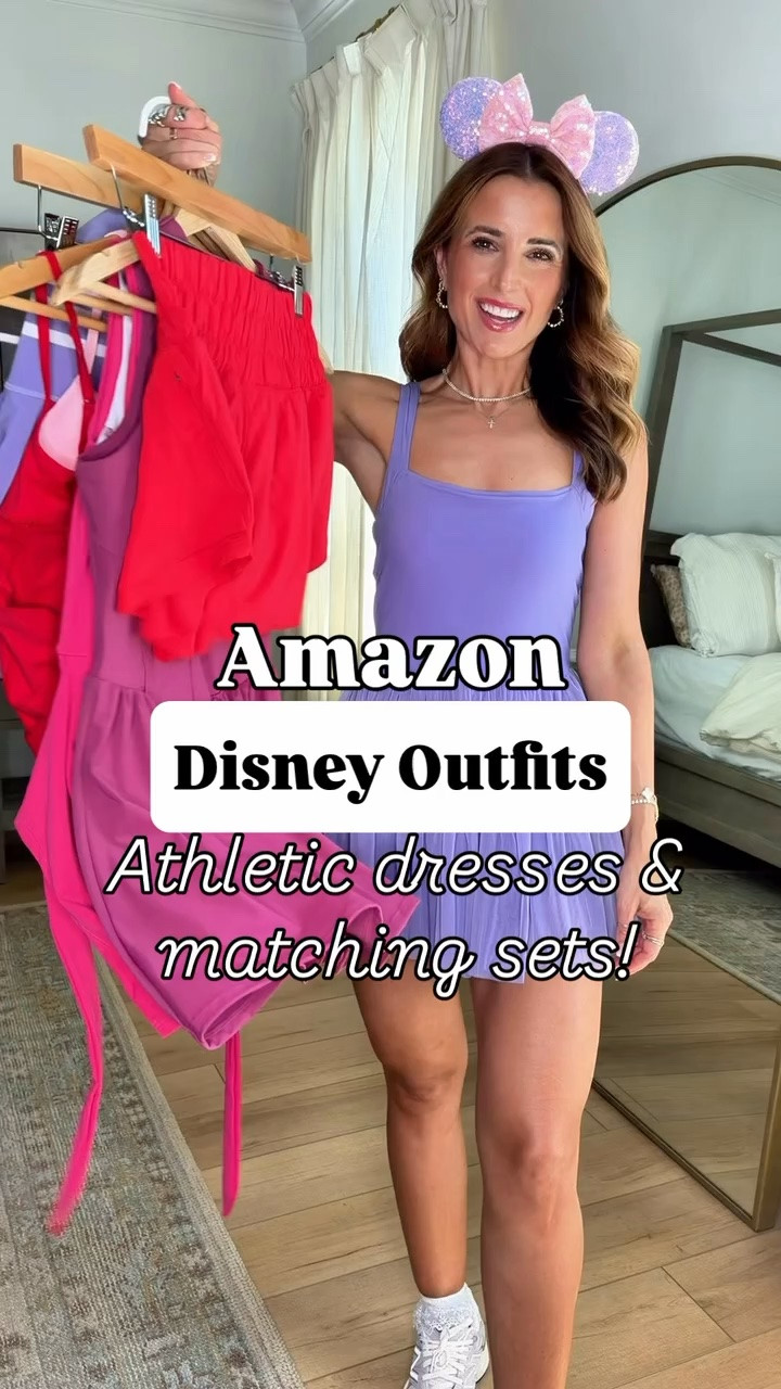 Disney outfits. Theme park outfits. Tennis dresses. Pickleball outfits. Pickleball dresses. Tennis outfits. Mom outfits. Summer outfits . Athletic dresses. Matching athletic sets. Matching athletic skirt sets. Wearing XS in each and sneakers are TTS.

#LTKfitnessgoals #LTKTravel #LTKActive