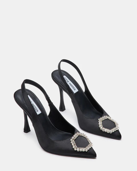 BEIGNET BLACK SATIN | Steve Madden (US)