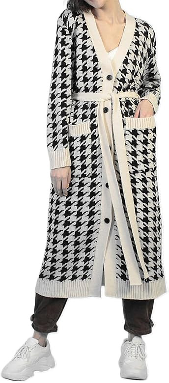 Womens Open Front Knit Cardigan Fall Winter Sweater Lightweight Casual Cardigans Outwear Coats | Amazon (US)