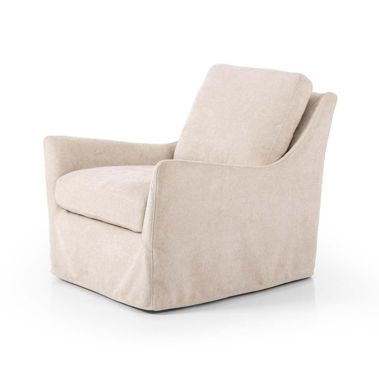 Sabine Slipcover Swivel Chair | Magnolia
