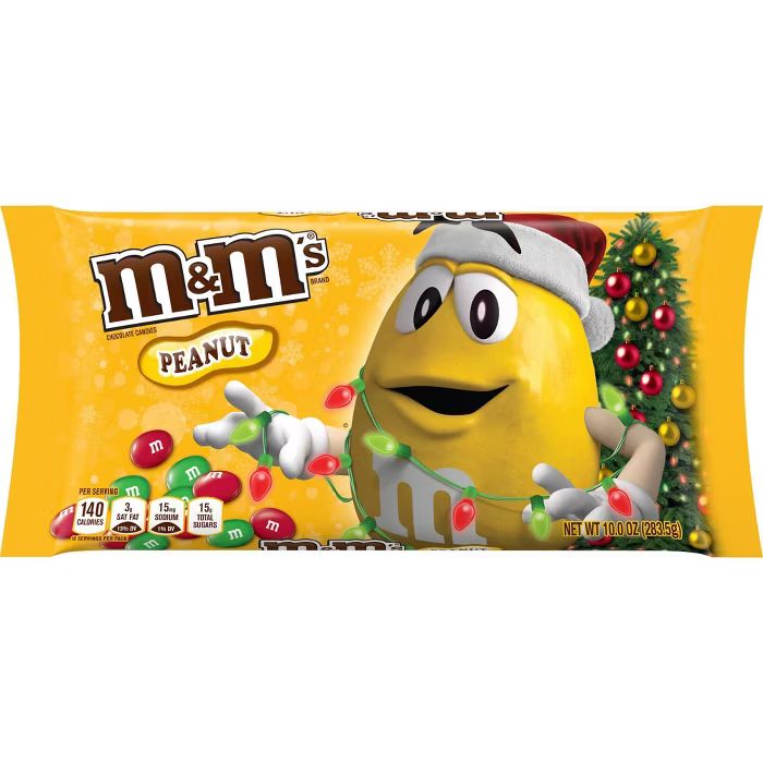 M&M's Holiday Peanut Chocolate Candy - 10.0oz | Target