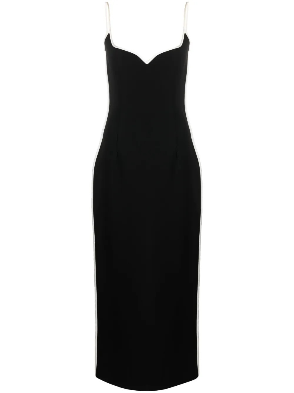 Paris Georgia sweatheart-neck Maxi Dress - Farfetch | Farfetch Global