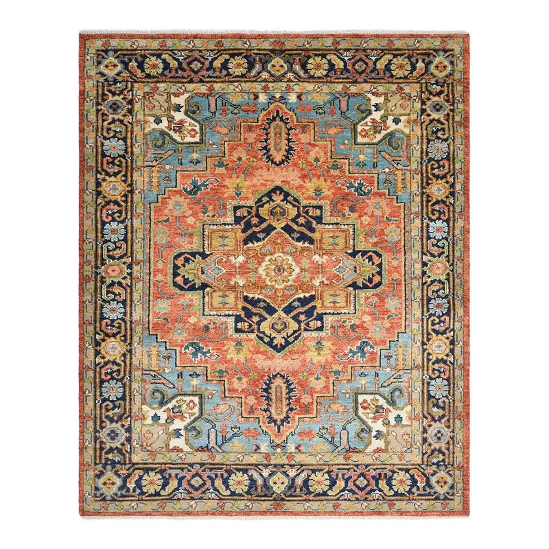 Centerview Oriental Hand-Knotted Wool/Cotton Area Rug | Wayfair North America