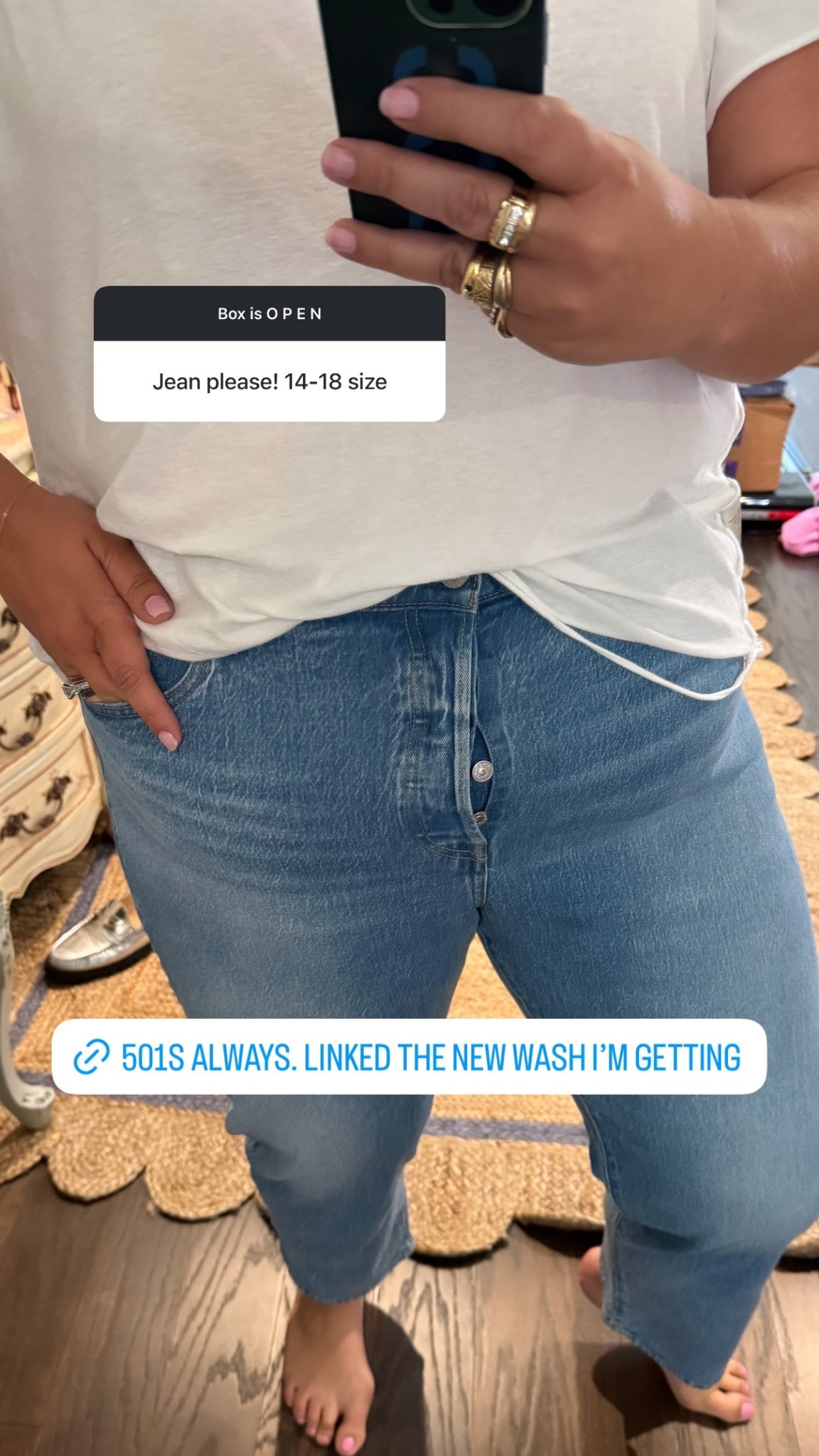 501 jeans always! Linked the wash I’m getting

#LTKStyleTip #LTKFindsUnder100 #LTKSeasonal