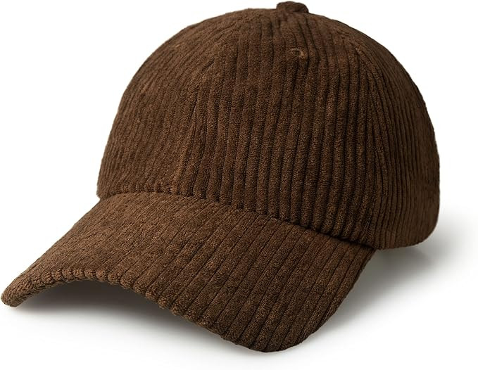 CHOK.LIDS Everyday Corduroy Baseball Cap for Men and Women Dad Hat Unisex Adjustable Lightweight ... | Amazon (US)