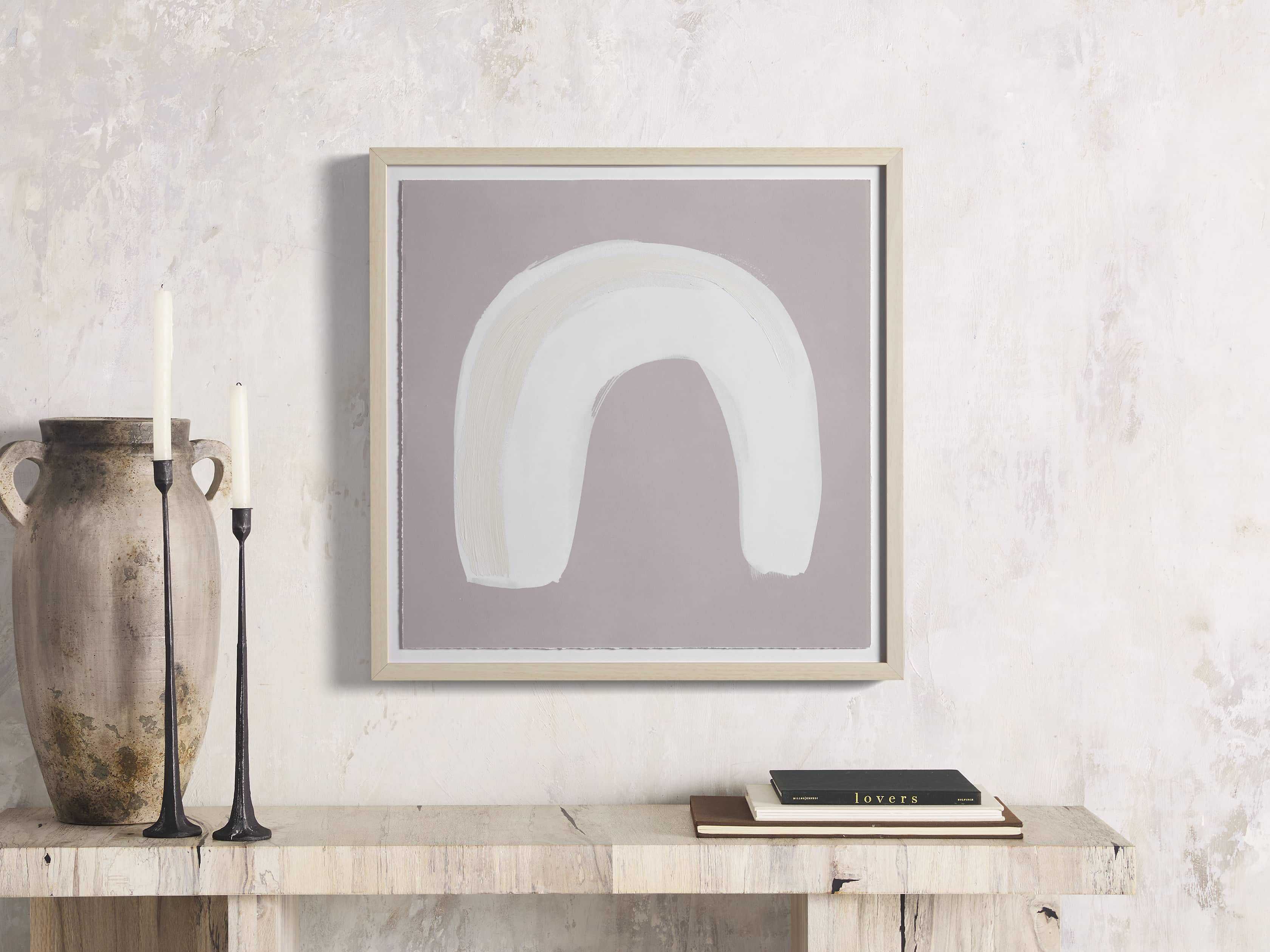 Neutral Arch I Framed Print | Arhaus