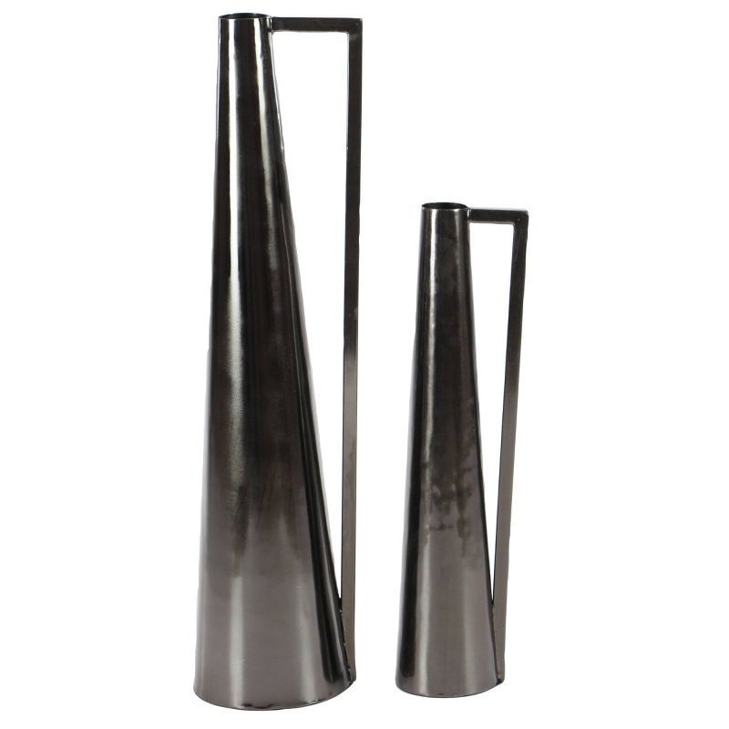 Set of 2 Modern Tapered Iron Pitcher Vases - Olivia & May | Target
