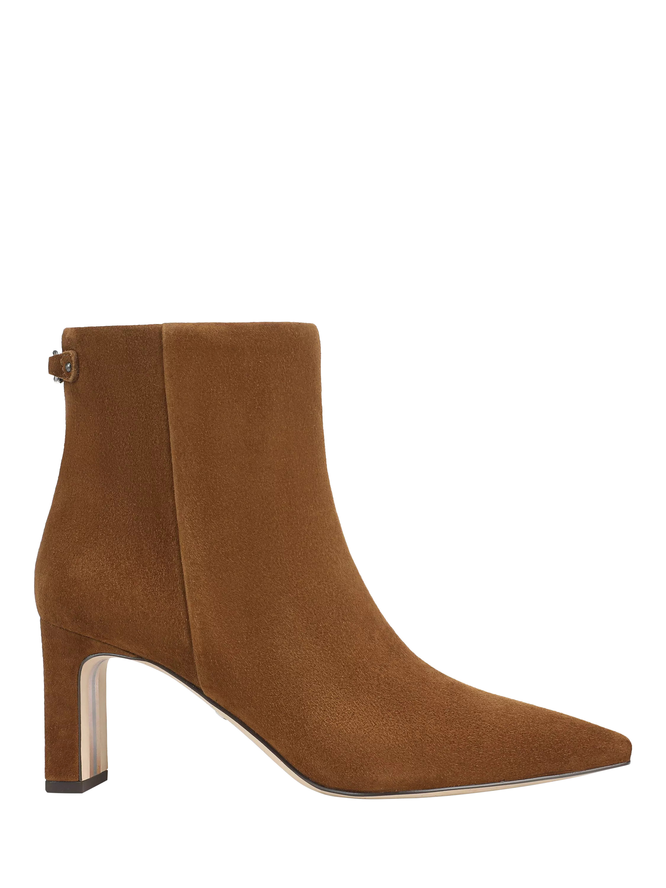 Sam Edelman Saige Suede Ankle Boots, Nutmeg | John Lewis (UK)