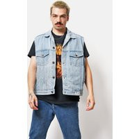 Vintage Men Denim Vest | Men's Light Wash Sleeveless Jean Jacket Gilet Grunge Retro Boho Trucker Hipster Rave Biker Large L Size | Etsy (US)
