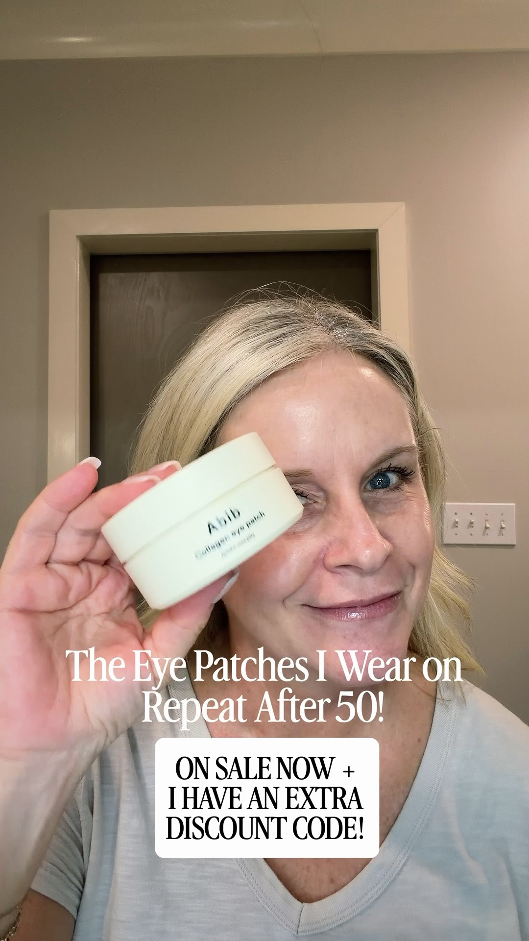 My go-to Abib eye patches are 24% OFF + you can save an EXTRA 10%! 

I alternate between the Collagen + Retinol Eye Patches and always keep these in my skincare lineup. 

If you’ve been wanting to try them—or need to stock up—THIS is the deal!

24% OFF + EXTRA 10% OFF with code ABIB10PBDD

Stock-up pricing on something I already use + love? YES PLEASE! 

#Abib #EyePatches #PrimeBigDealDays #KBeauty #SkincareOver50 #AmazonBeauty #BeautyDeals
