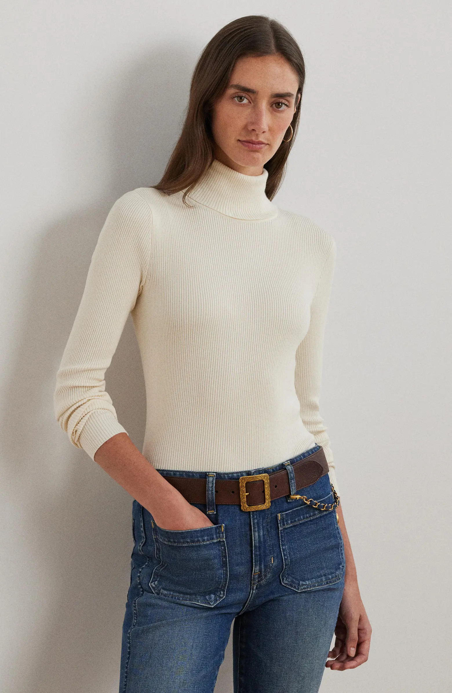 Lauren Ralph Lauren Ribbed Turtleneck Sweater | Nordstrom | Nordstrom