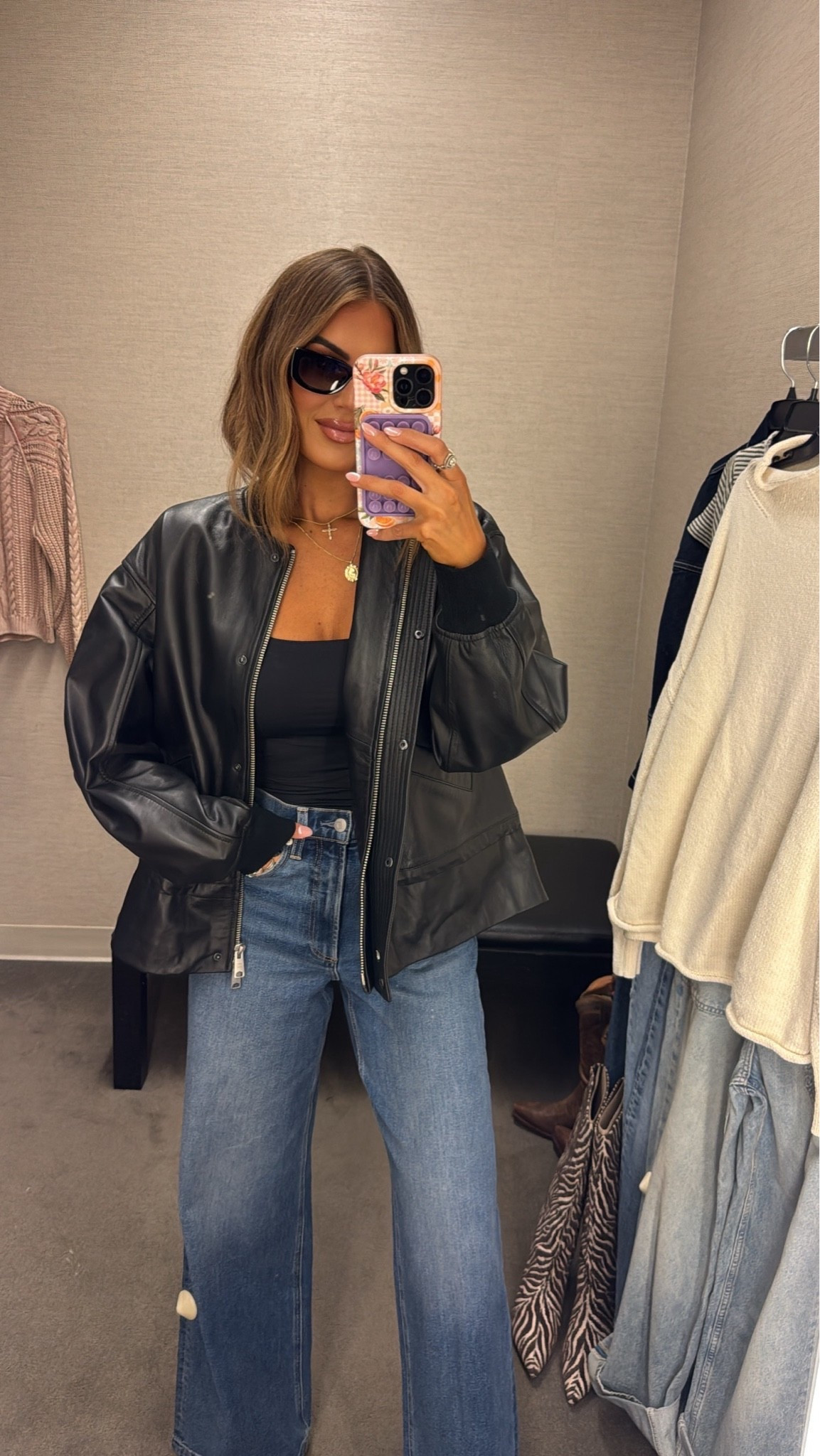 wearing the size 4 in the jacket, size small in the tank, size 27 in the denim #nsale

#LTKSaleAlert
