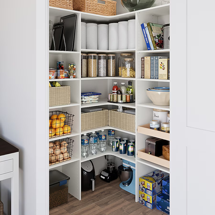 Easy Track Traditional White Pantry | Lowe's