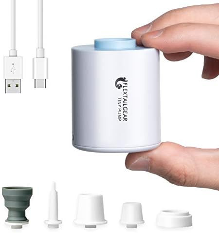 FLEXTAILGEAR Tiny Pump Portable Air Pump Ultra-Mini Air Pump with 1300mAh Battery USB Rechargeabl... | Amazon (US)