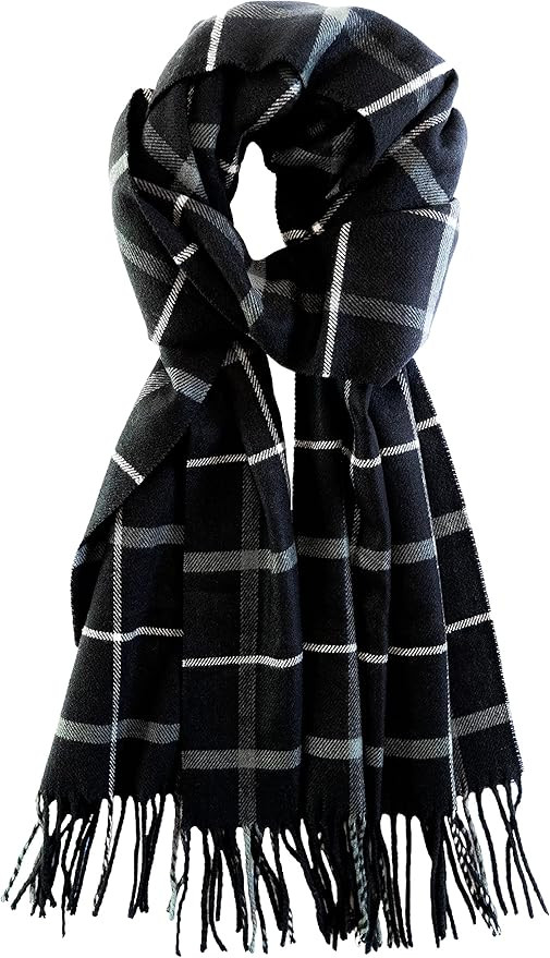 CALVIN & OLIVIA Cashmere Feel Scarf Soft Winter Soft Tartan Plaid Fashion Nova Scottish Check Mul... | Amazon (US)