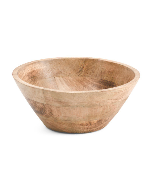 10in Wooden Bowl | TJ Maxx