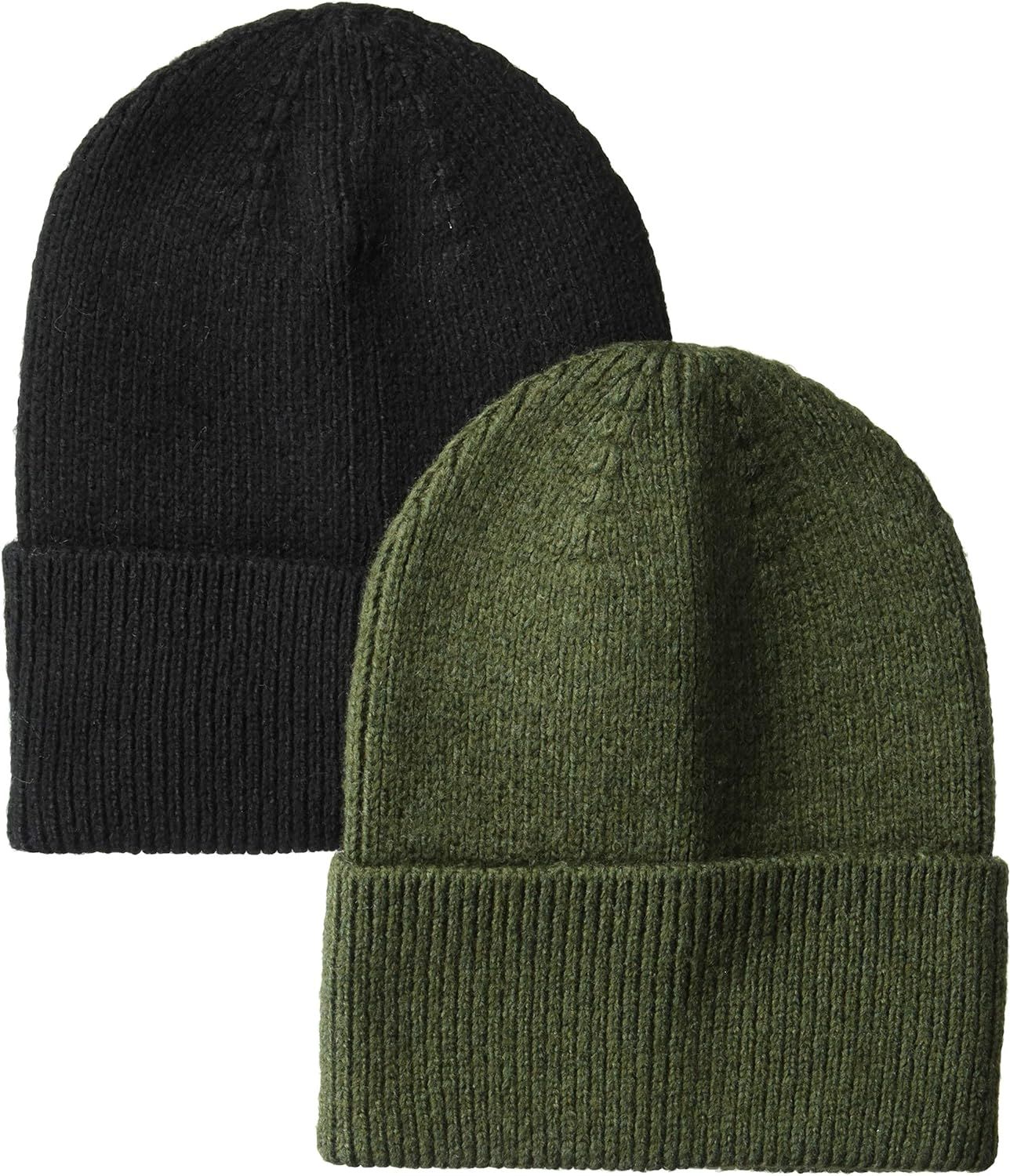 Amazon Essentials Men's  2-Pack Knit Beanie Hat | Amazon (US)