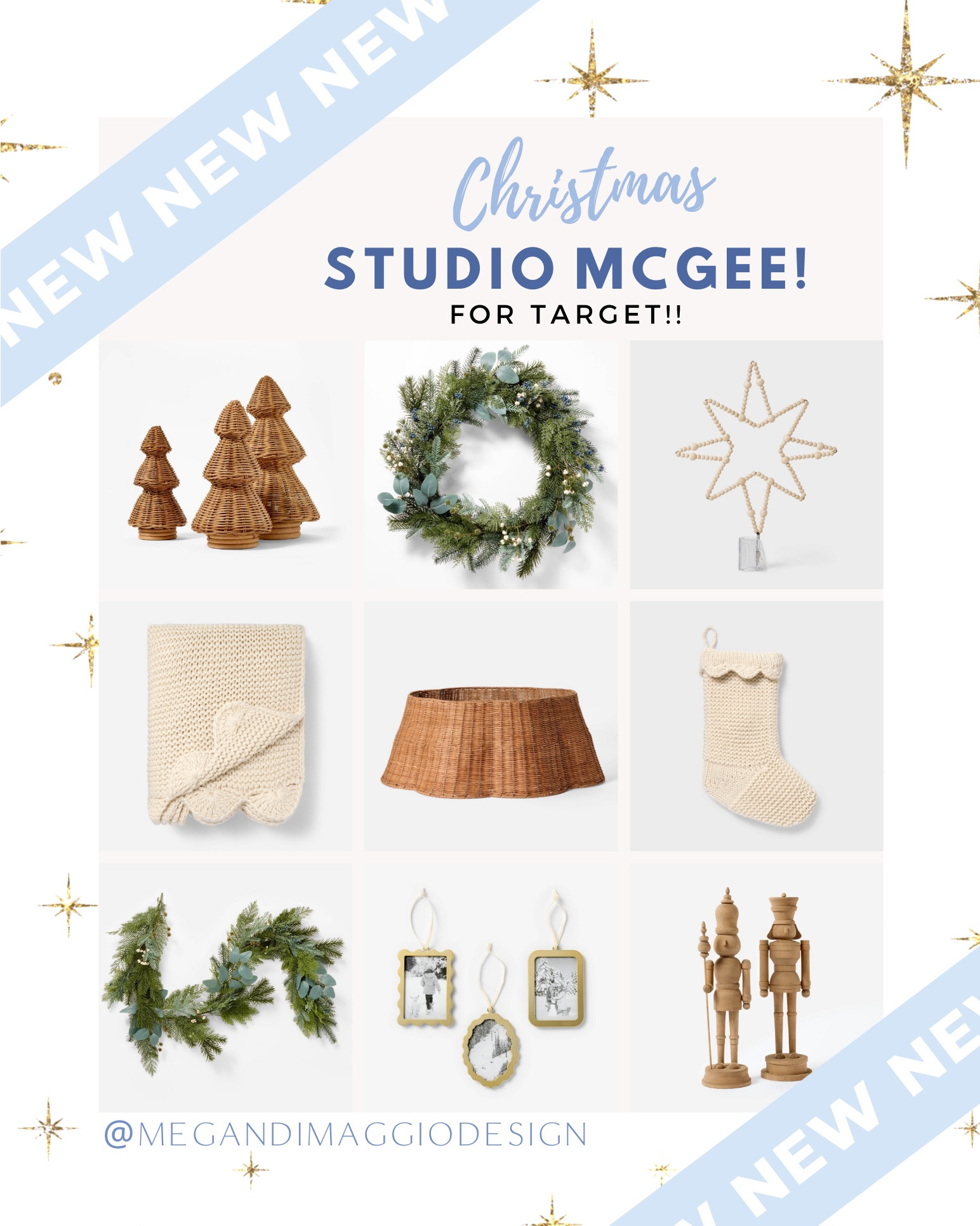 STUDIO MCGEE x TARGET Christmas preview is out!! 🤍 to SAVE THIS POST so you can immediately shop when the Collection goes live Sunday October 7th and these are my fav picks!! ✨🎄🙌🏻

#LTKHome #LTKFindsUnder50 #LTKSeasonal