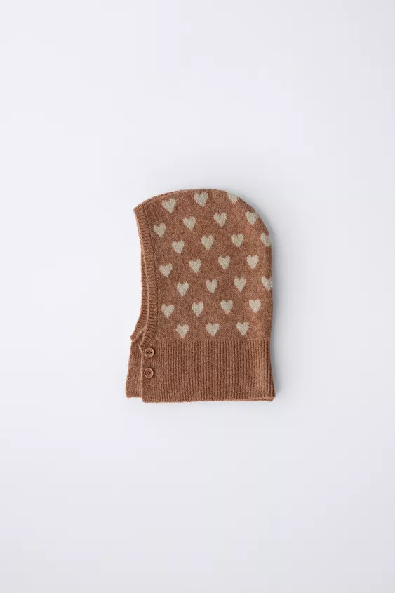 HEART BUTTON BALACLAVA | Zara US
