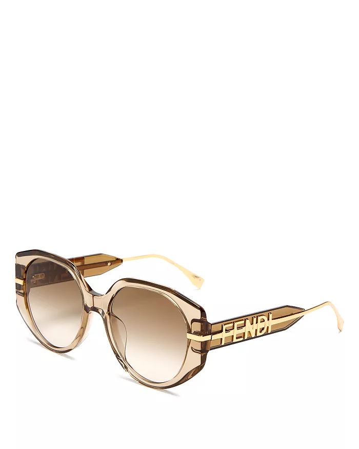 Fendigraphy Oval Sunglasses, 54mm | Bloomingdale's (US)