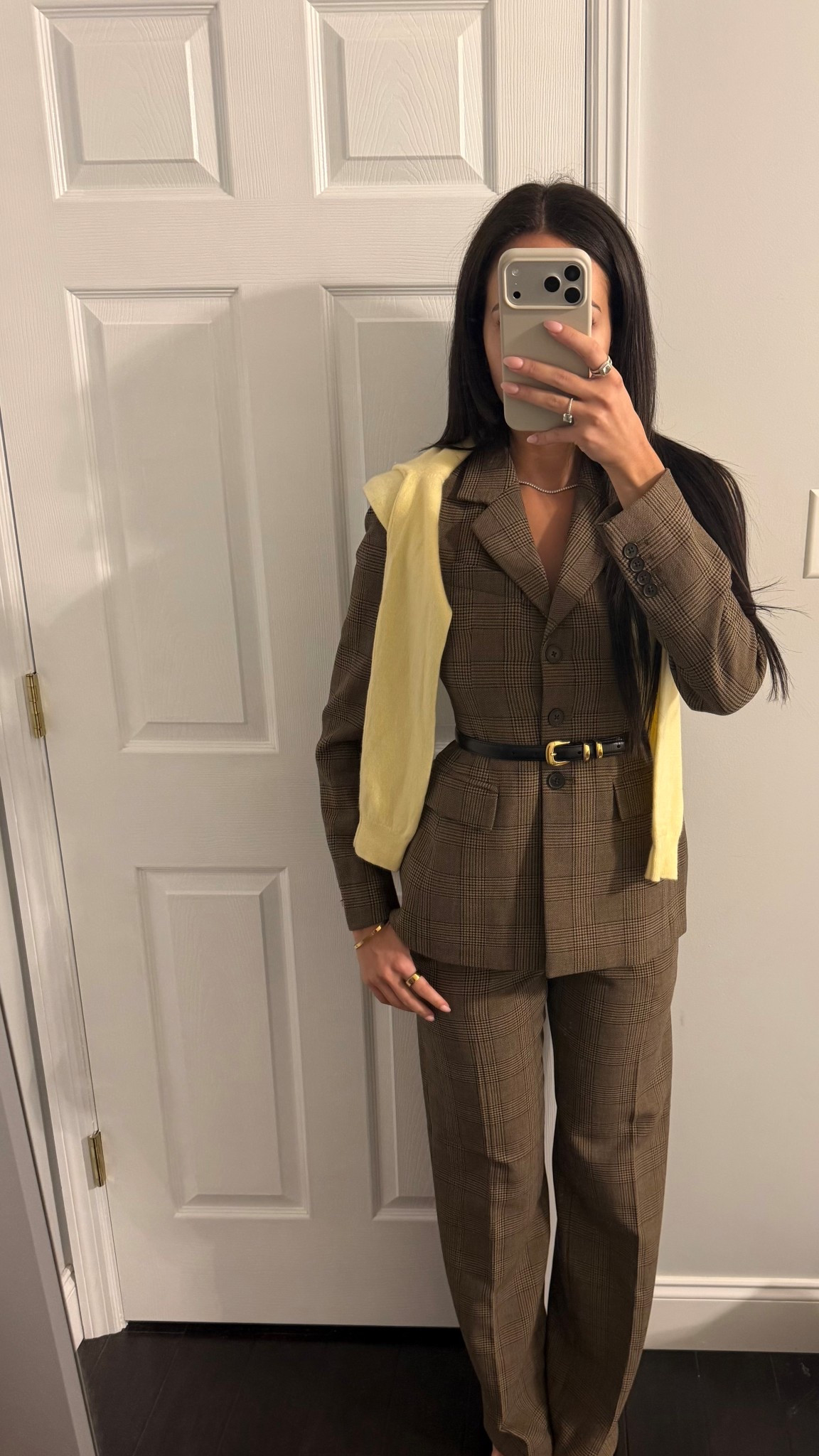 Brown & yellow >> 

#LTKTall #LTKWorkwear #LTKootd