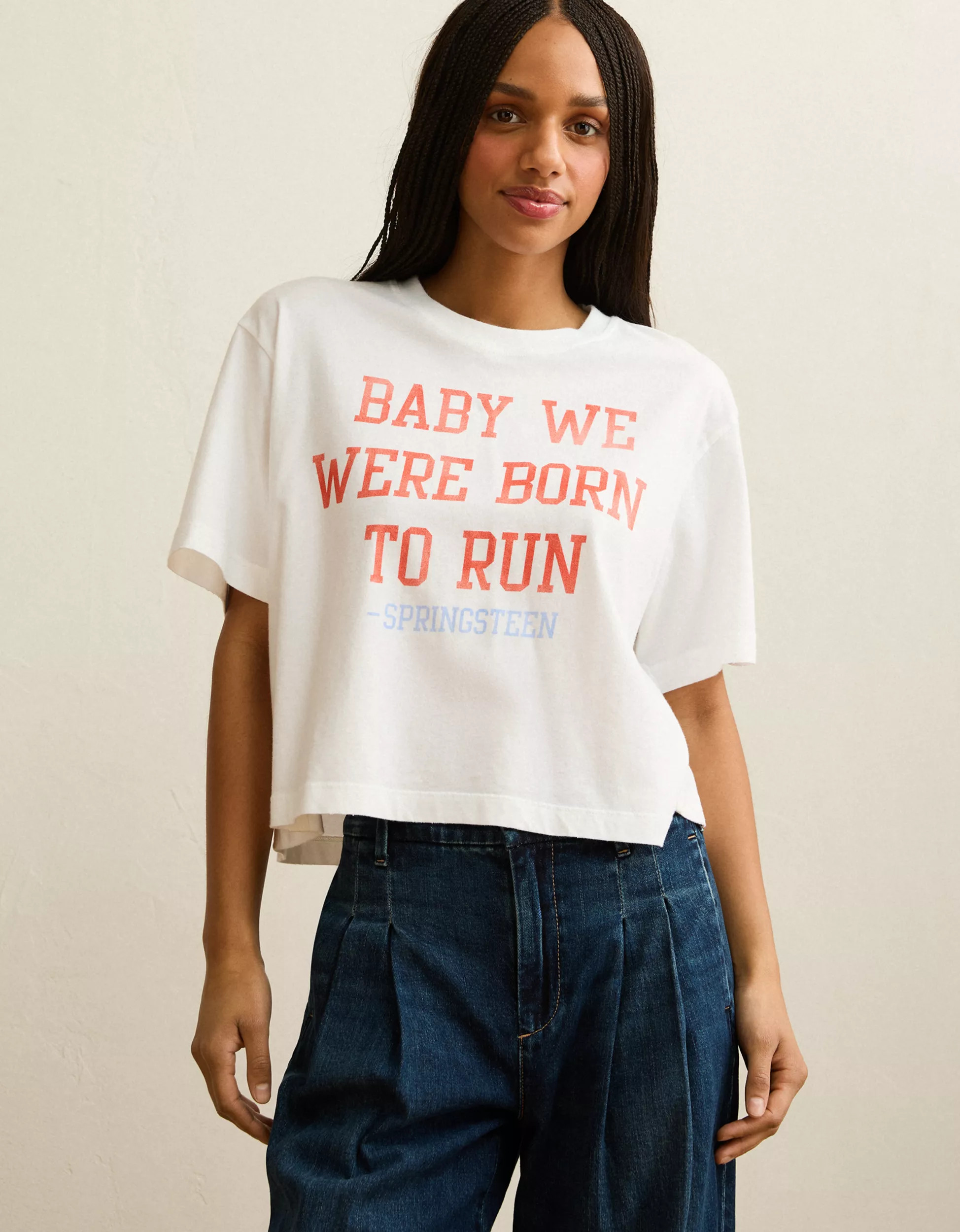 AE Boxy Bruce Springsteen Graphic T-Shirt | American Eagle Outfitters (US & CA)