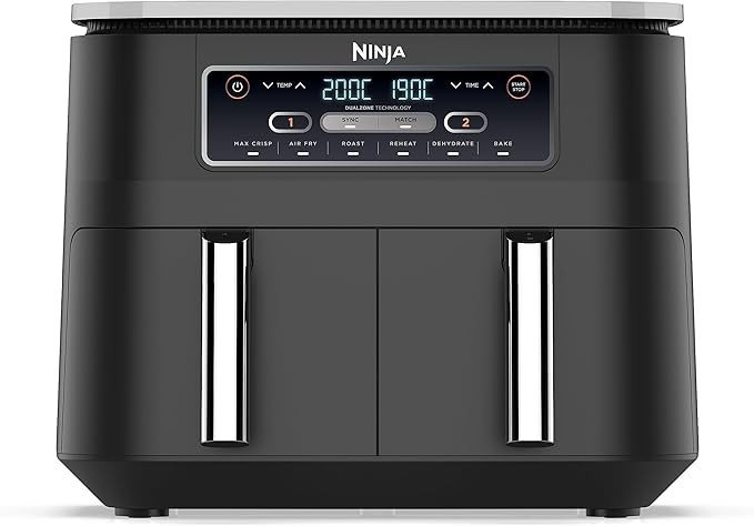 NINJA Foodi Dual Zone Airfryer Digital, 2 Tiroirs, 7,6L, 6-en-1, Sans huile, Air Fry, Max Crips, ... | Amazon (FR)